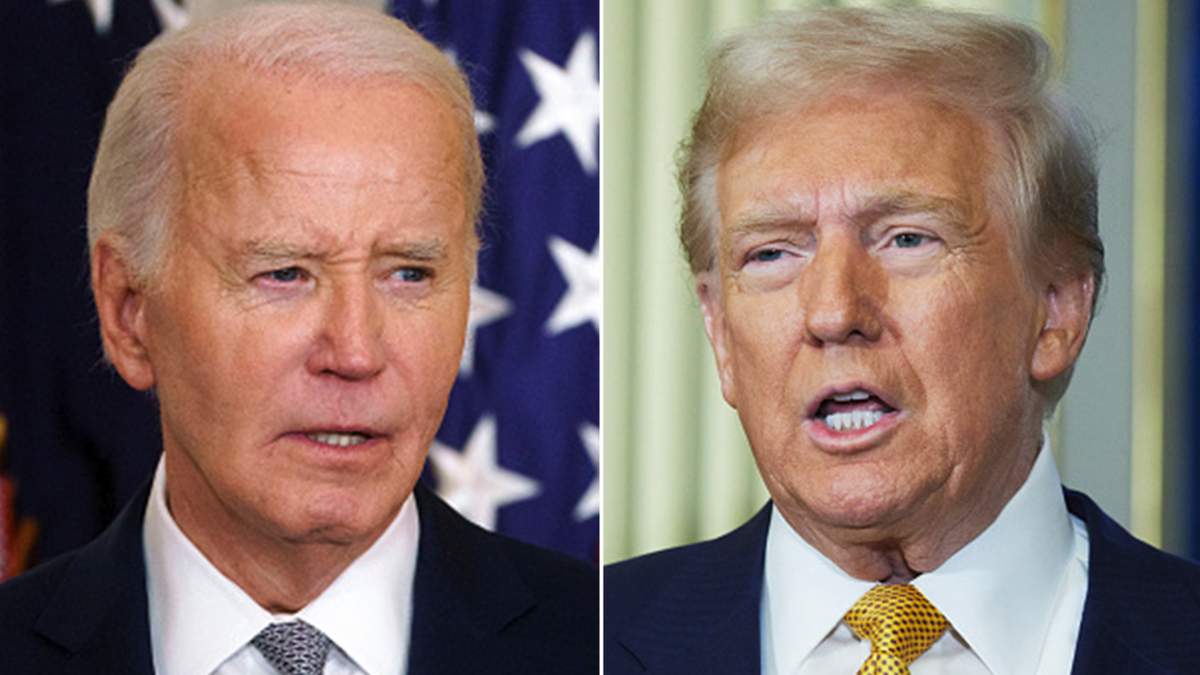 Joe Biden and Donald Trump have separated their image