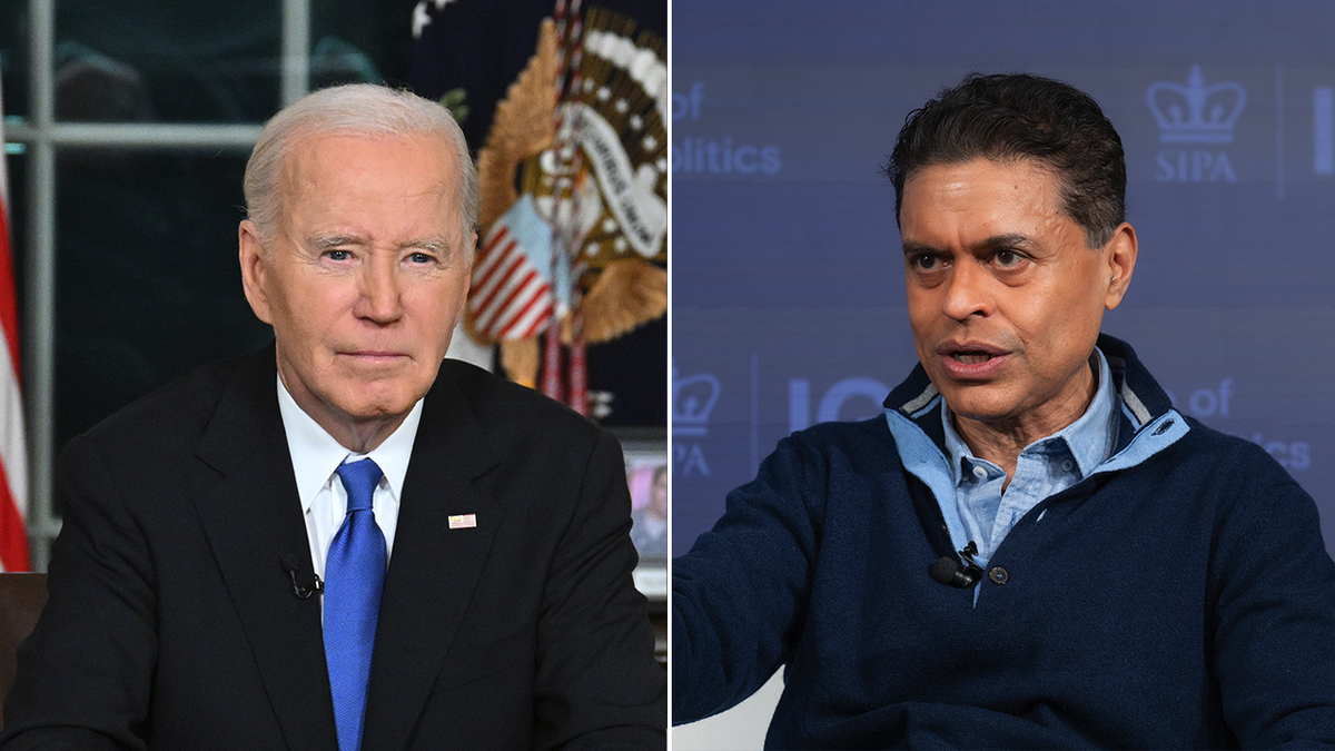 Joe Biden and Fareed Zakaria divided  image