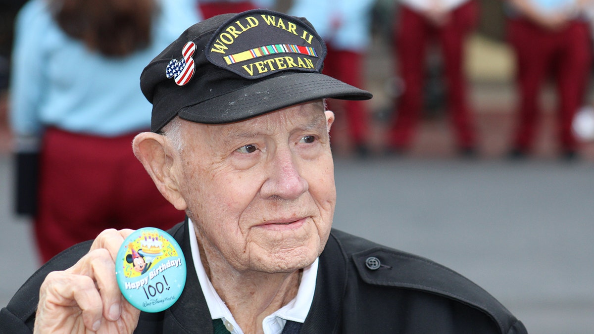 William Connelly with a Disney Birthday pin