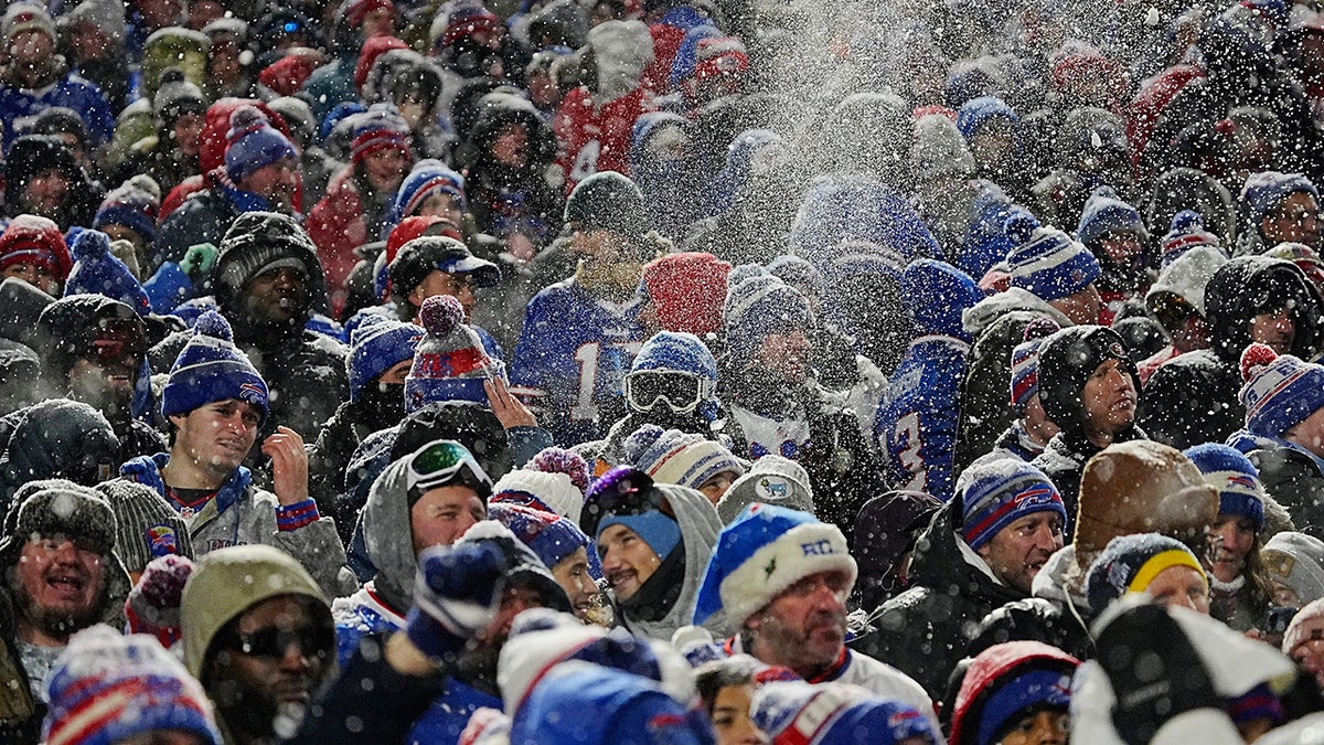 Bills fans snow