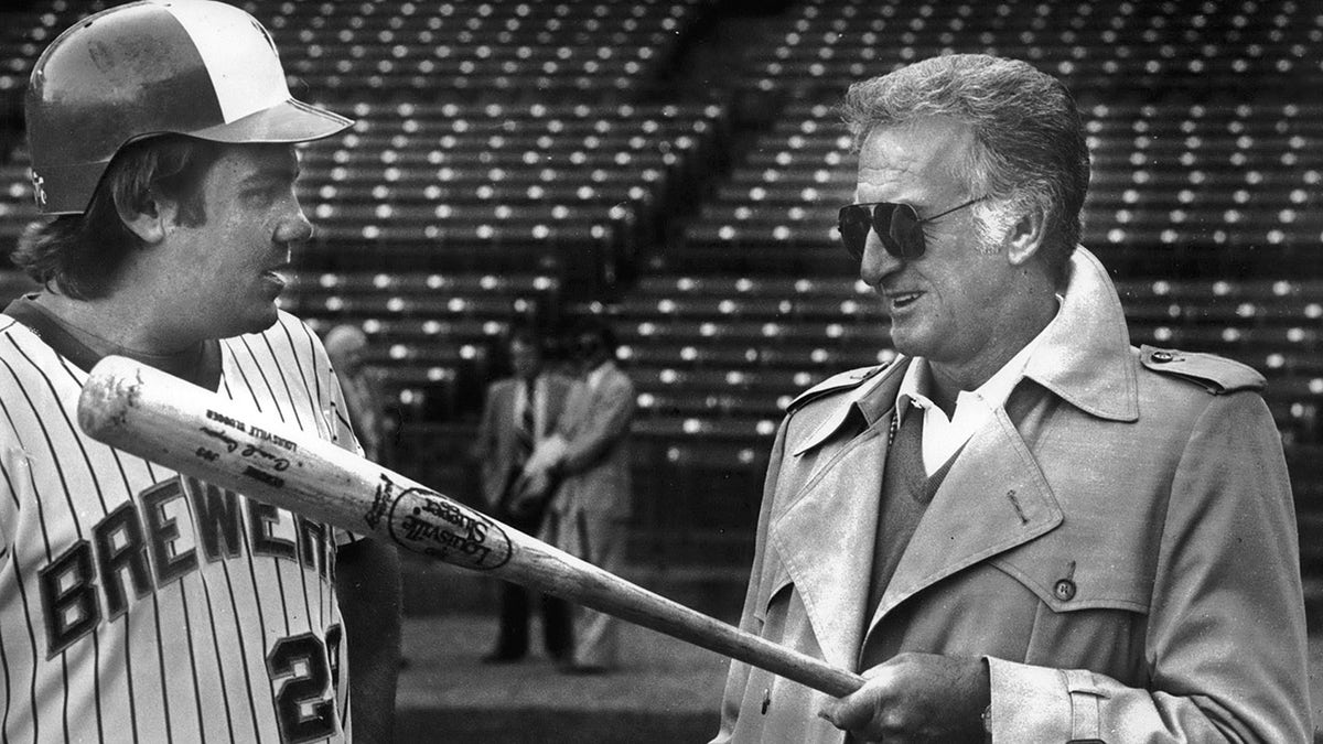 Bob Uecker with Mark Brouhard