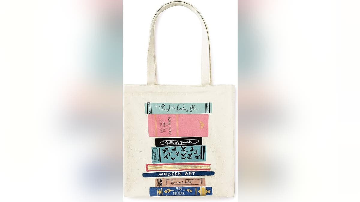 This tote is great for the library.