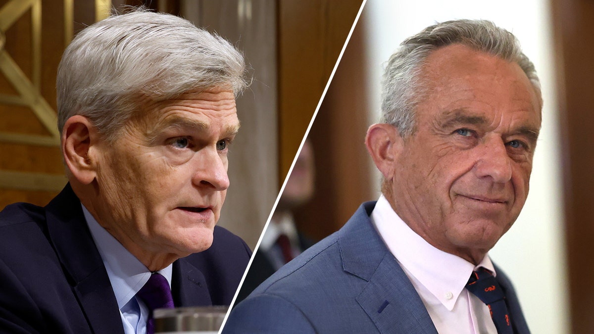 Left: Senator Bill Cassidy; Right: Robert F. Kennedy Jr.