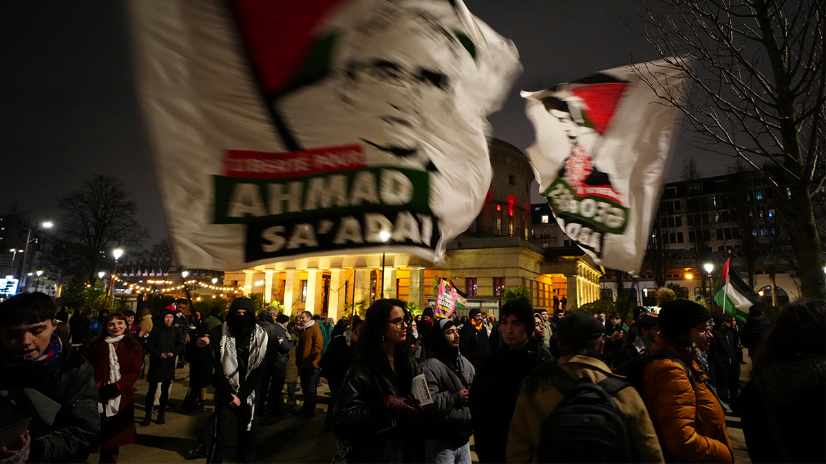 People gather to celebrate the long-awaited ceasefire