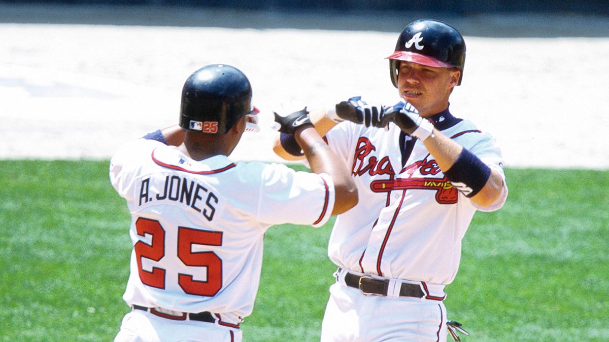 Chipper and Andrew Jones