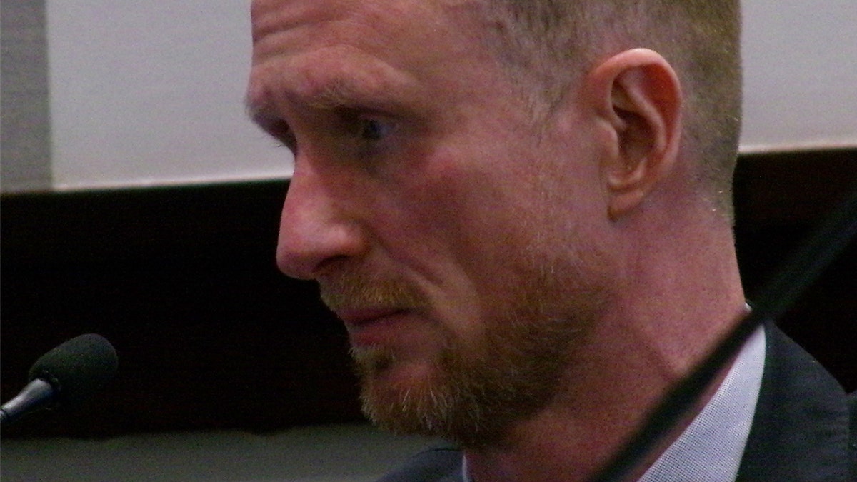 US Army veteran Zachary Young broke down in tears on the witness stand Wednesday.