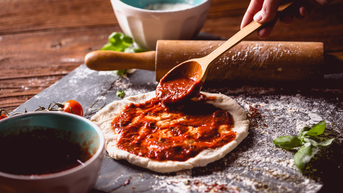 Make pizza at home with some help.