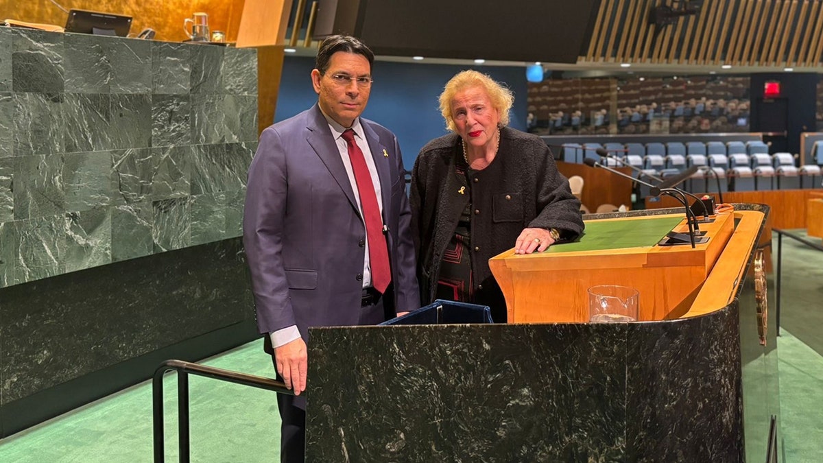 Israeli Ambassador Danny Danon and Marianne Miller