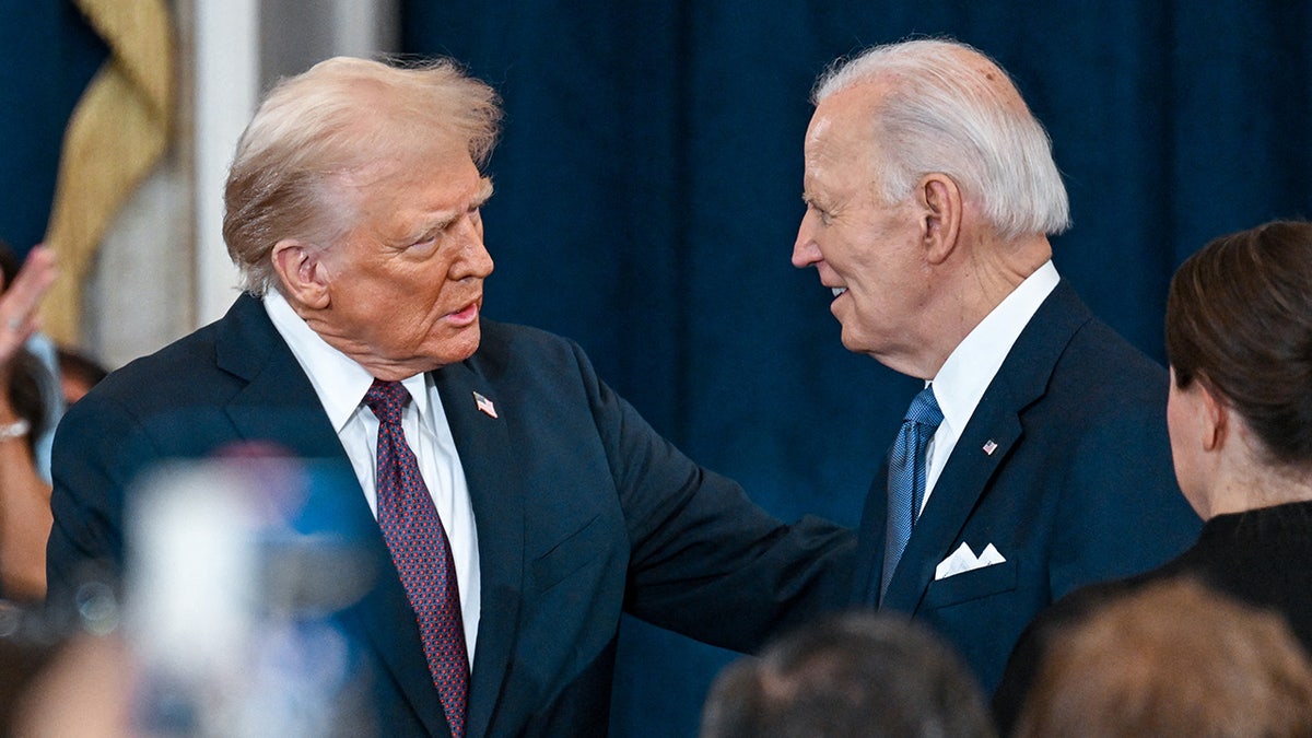 Trump and Biden at inauguration