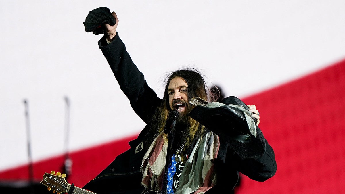 Billy Rai Cyrus performed freedom ball on the opening day of President Donald Trump.