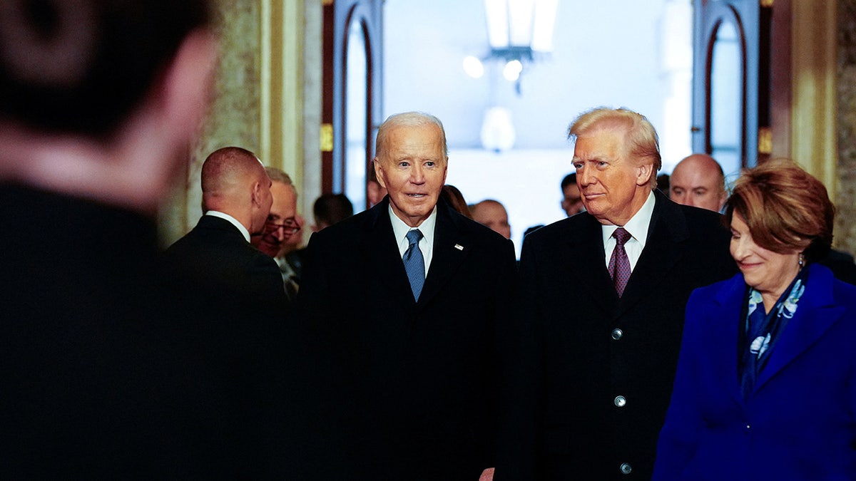 U.S. President Joe Biden and President-elect Donald Trump get  up  of the 60th inaugural ceremony