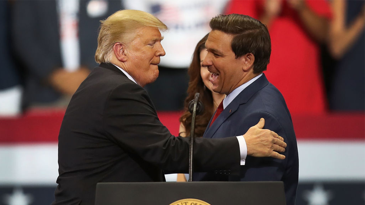 Trump and DeSantis