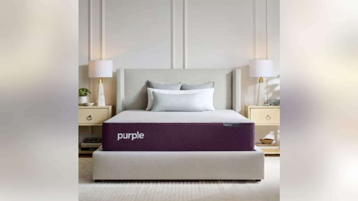 A Purple mattress with added coils.?