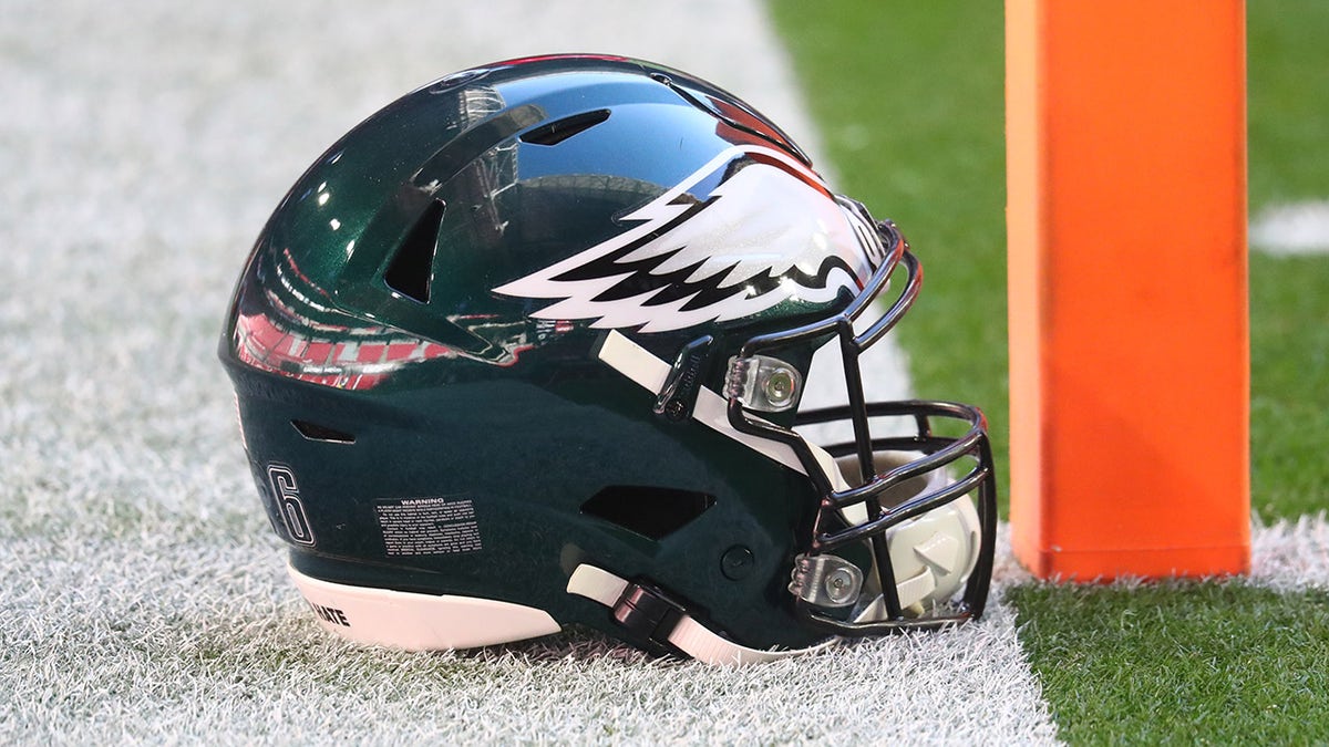 An Eagles helmet