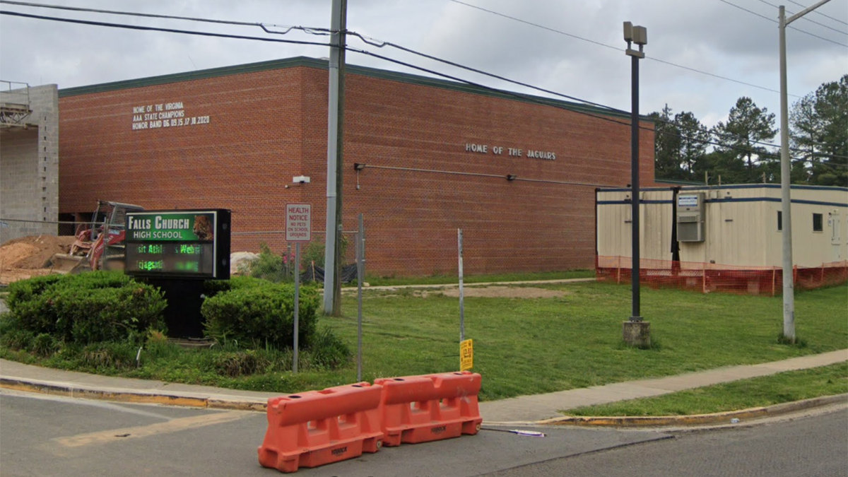 Entering Falls Church High School