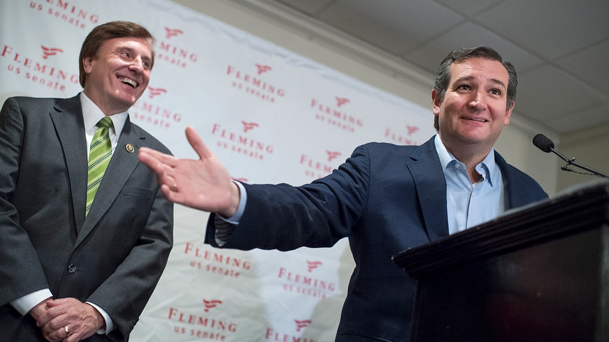 Senador Ted Cruz e Deputado John Fleming em 2016