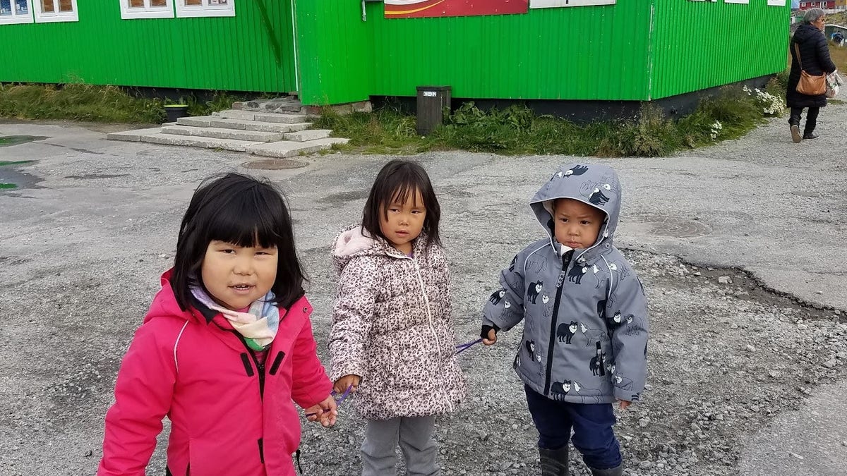 Niños en Groenlandia