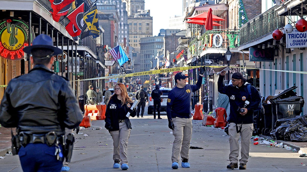 Police on Bourbon Street