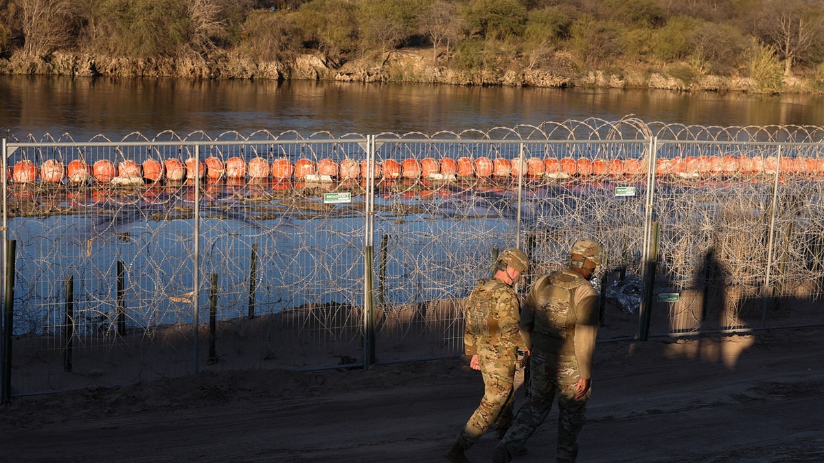 U.S. Army patrols the border