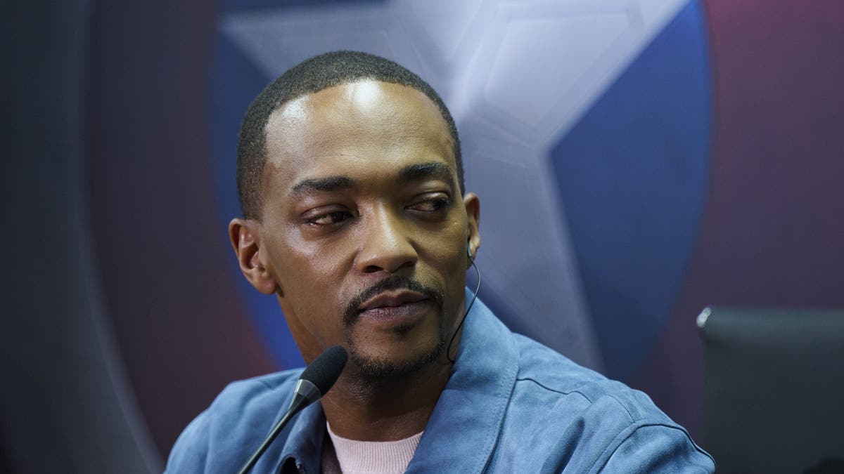 Madrid, Spain - January 28: Anthony Mackie attends a press conference "Captáin América: A brave new world" Hotel Rosewood Villamagna on January 28, 2025 at Madrid, Spain. (Photo by Carlos Alvarez/image of Getty by Disney)