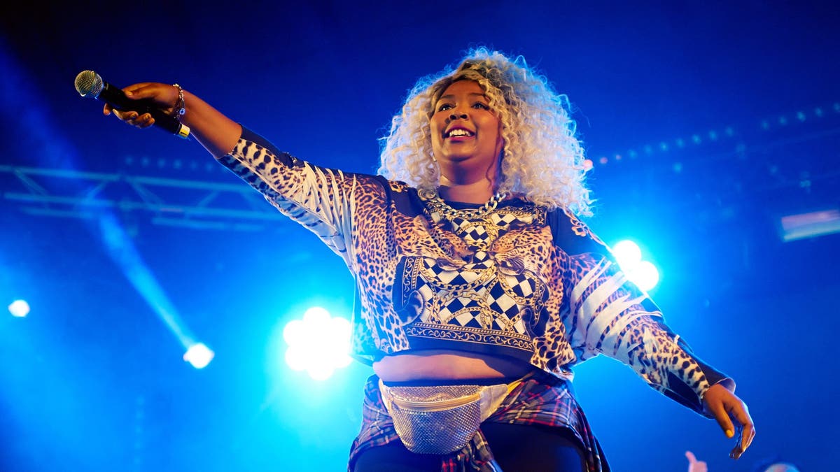 lizzo performing in 2014