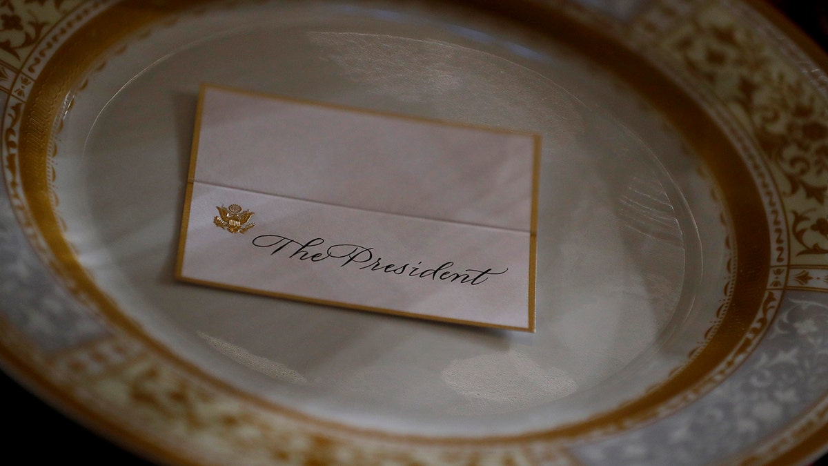 Dining location marked "President." 