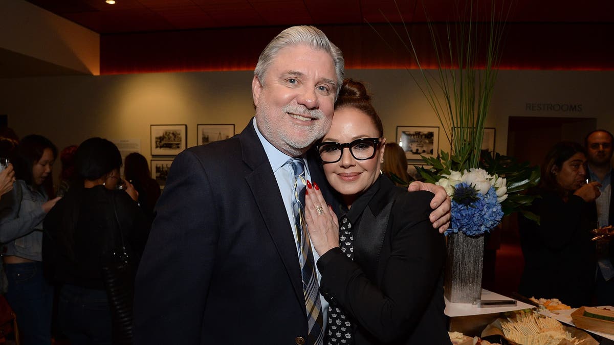 Mike Rinder and Leah Remini