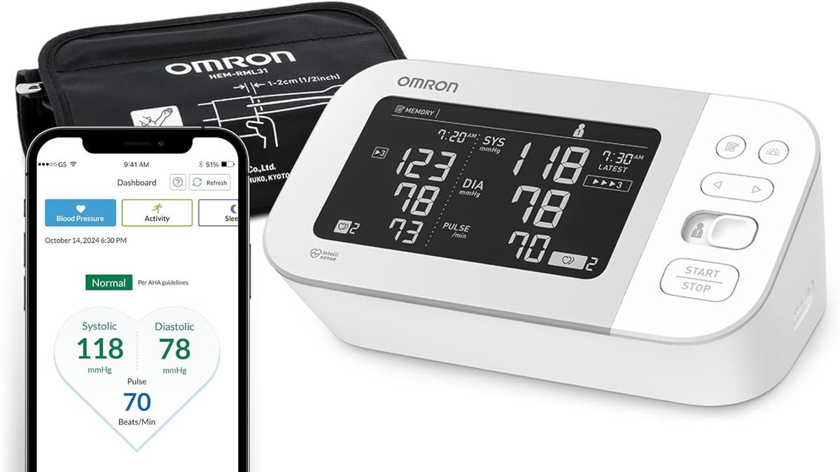 Monitor your blood pressure at home with the help of this device.