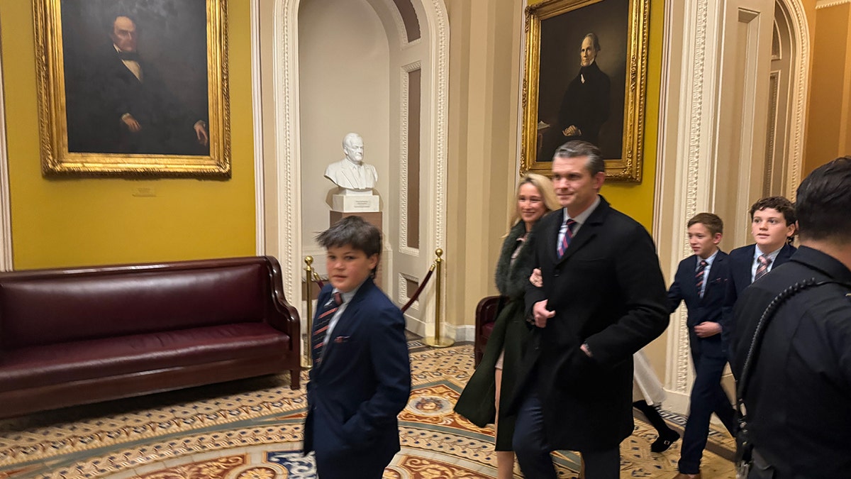 Hegseth arrived at Capitol for confirmation vote