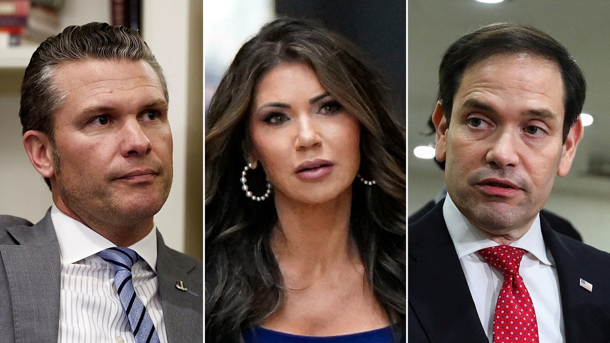 Pete Hegseth, Kristi Noem, Marco Rubio