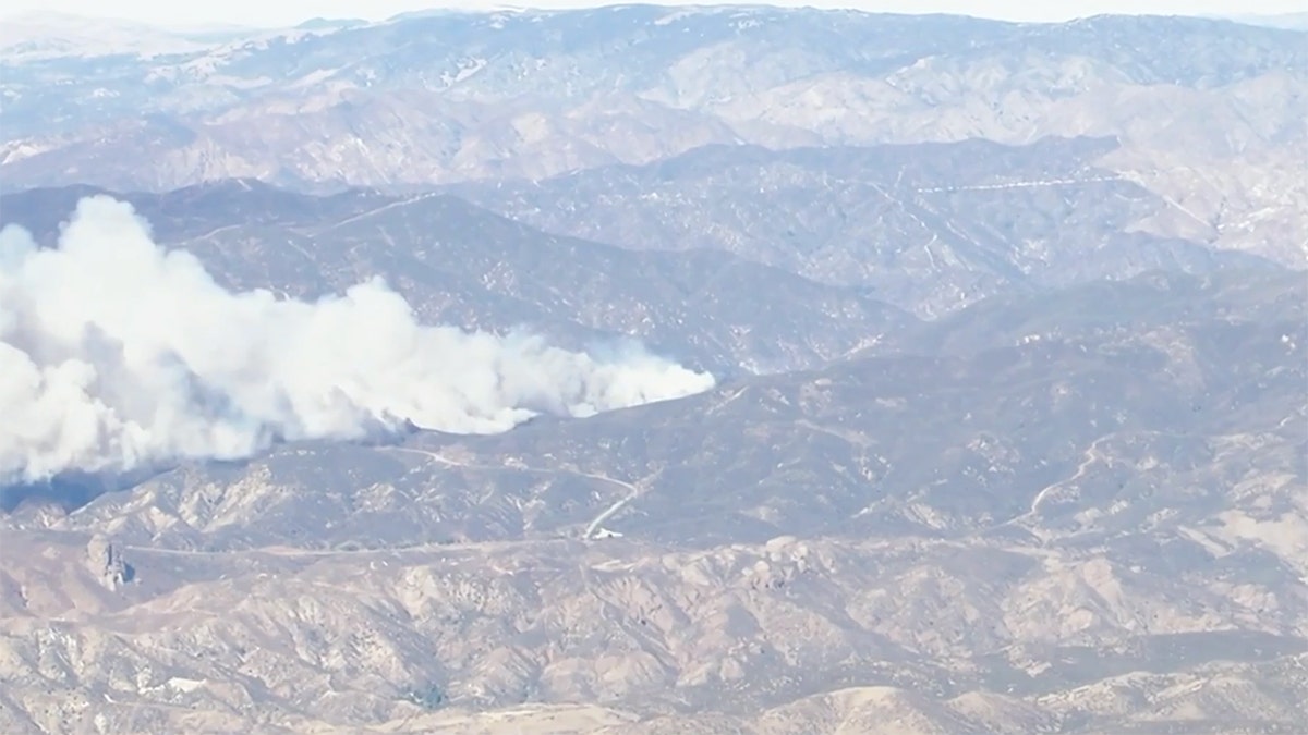 Californians near Castaic Lake encouraged to evacuate after Hughes Fire erupts in LA County