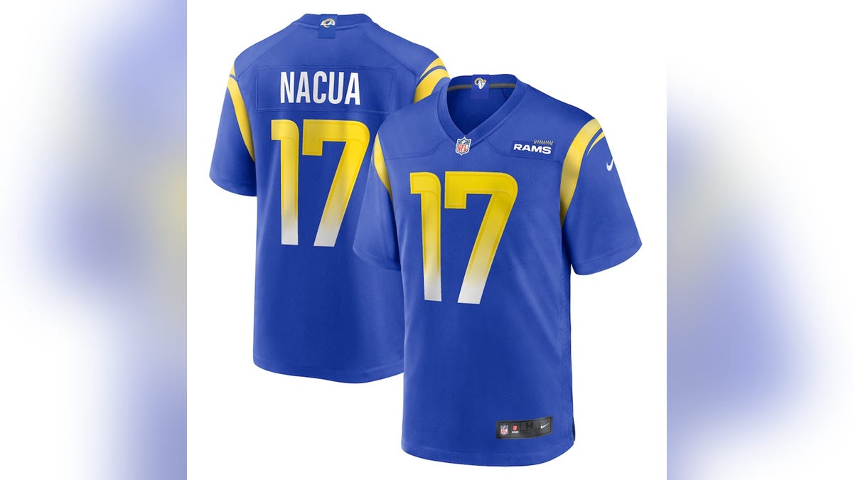 Support your favorite Rams player with a Puka Nacua jersey.