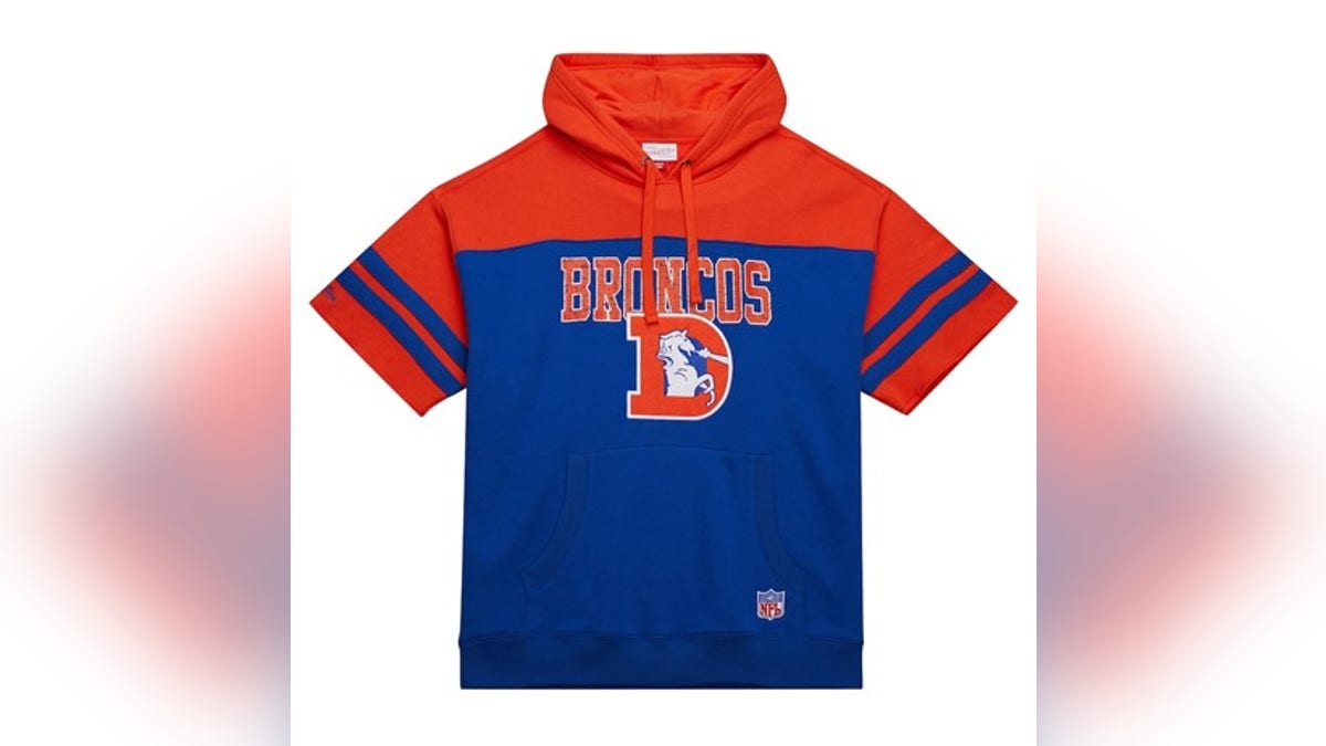 A vintage Broncos pullover adds a unique style to your team gear. 