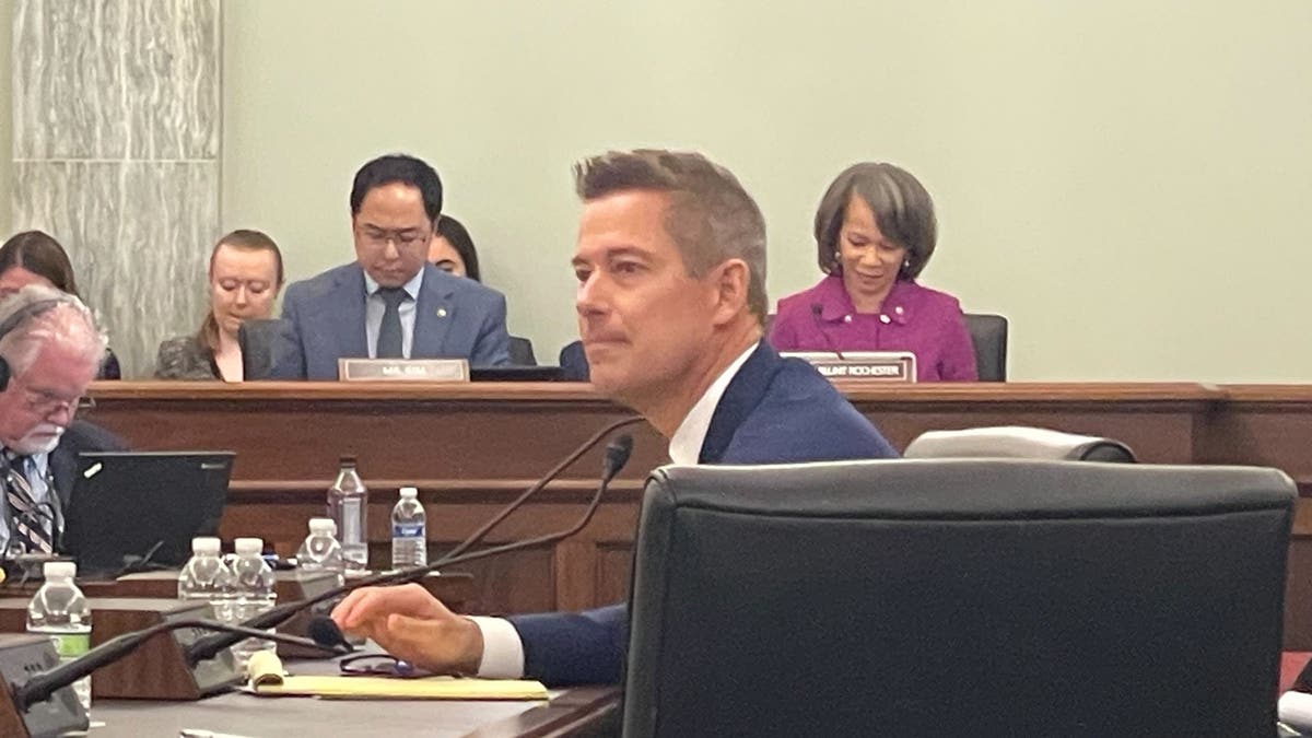 Sean Duffy at his confirmation hearing for secretary of Transportation.