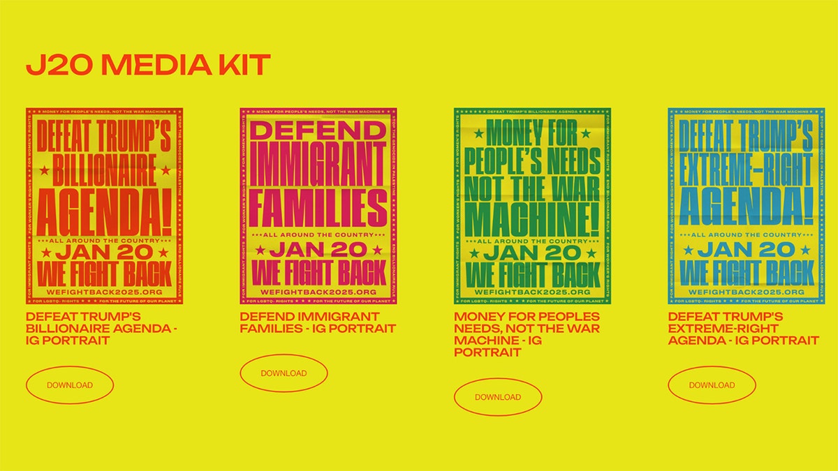 Posters on defending immigrant families