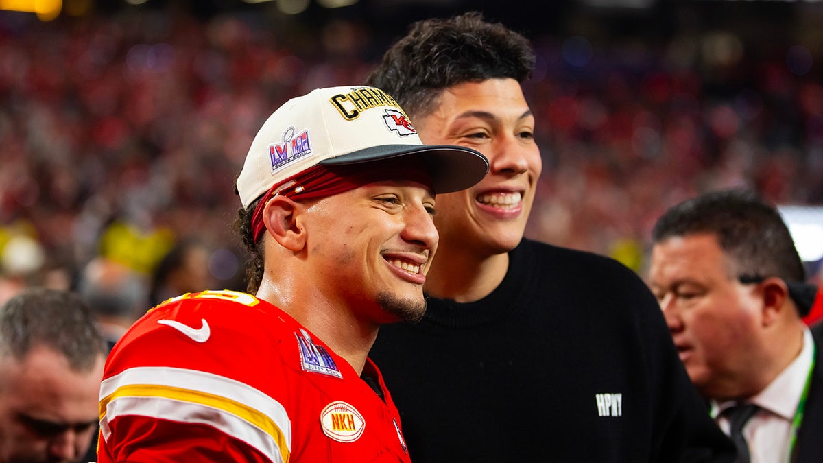 Jackson and Patrick Mahomes