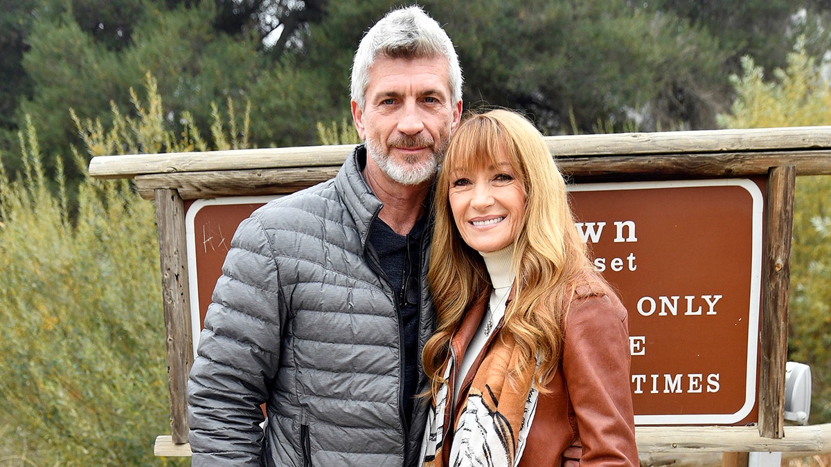 Jane Seymour and Joe Lando at The Open Hearts Foundation's Young Hearts Volunteer Experience