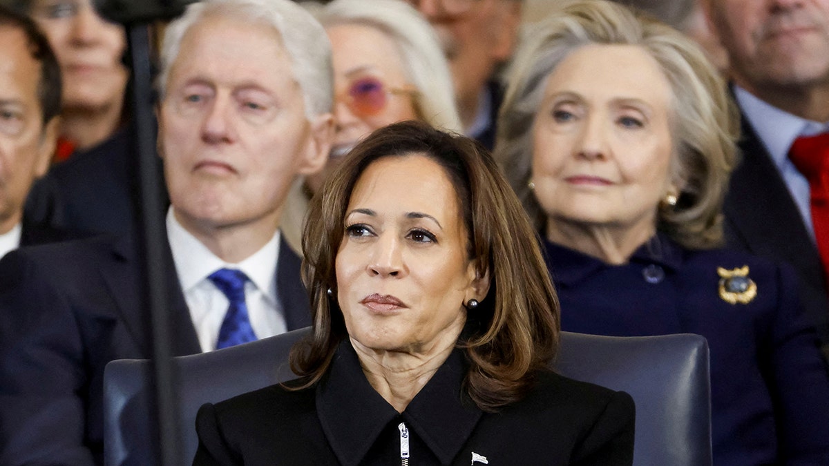 Kamala Harris and Hillary Clinton