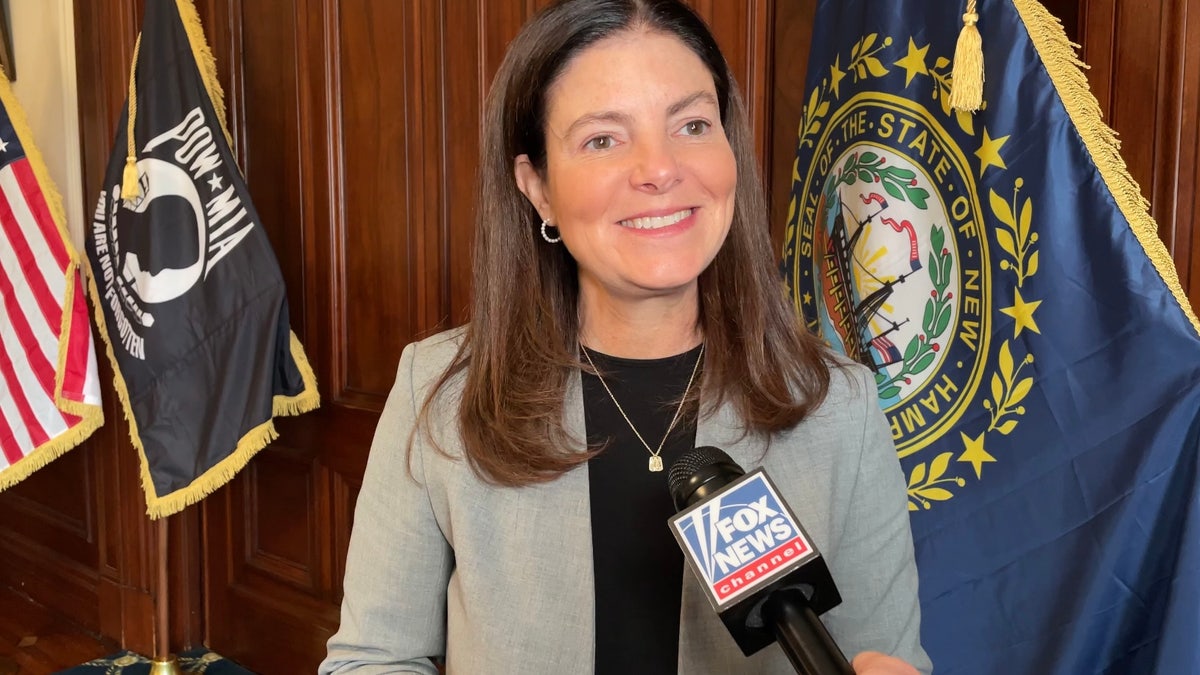 Republican Governor-elect Kelly Ayotte, former U.S. Senator, is interviewed by Fox News Digital on January 7, 2024 at the State House in Concord, NH.
