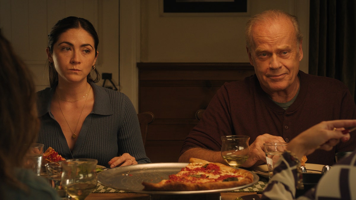 Isabelle Fuhrman and Kelsey Grammer in a scene from 