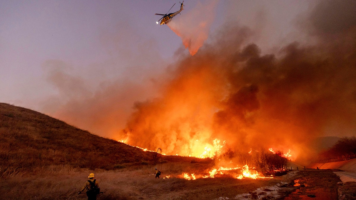 Firefighters battle Kenneth Fire