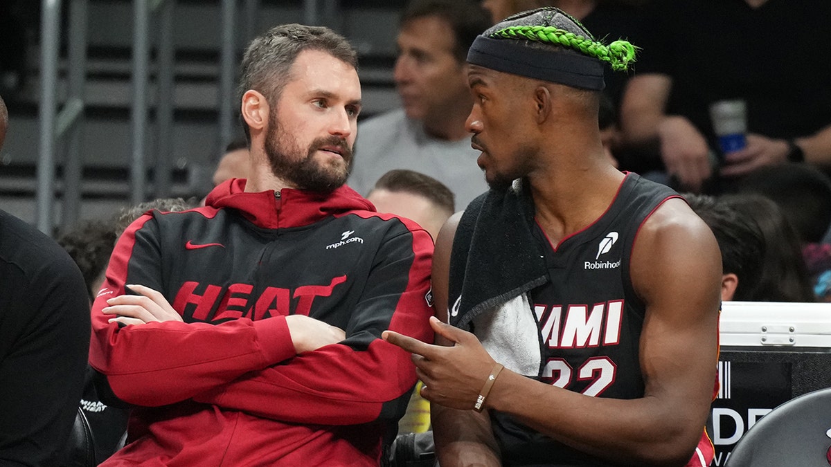 Kevin Love and Jimmy Butler