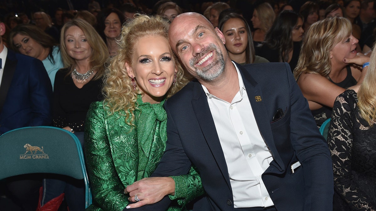 Kimberly Schlapman and her husband in 2018 at ACMS