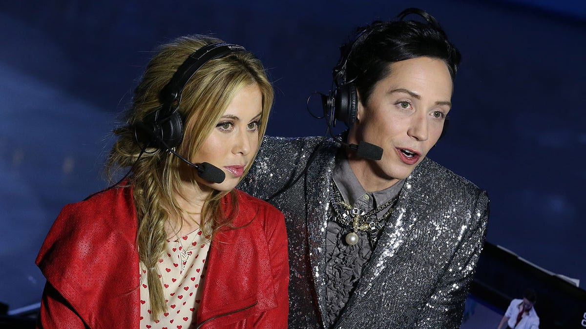 Tara Lipinski and Johnny Weir