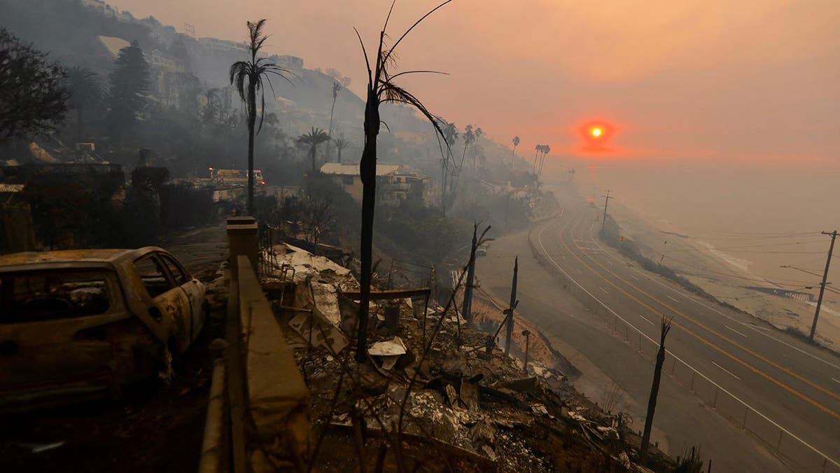 The aftermath of the California wildfires