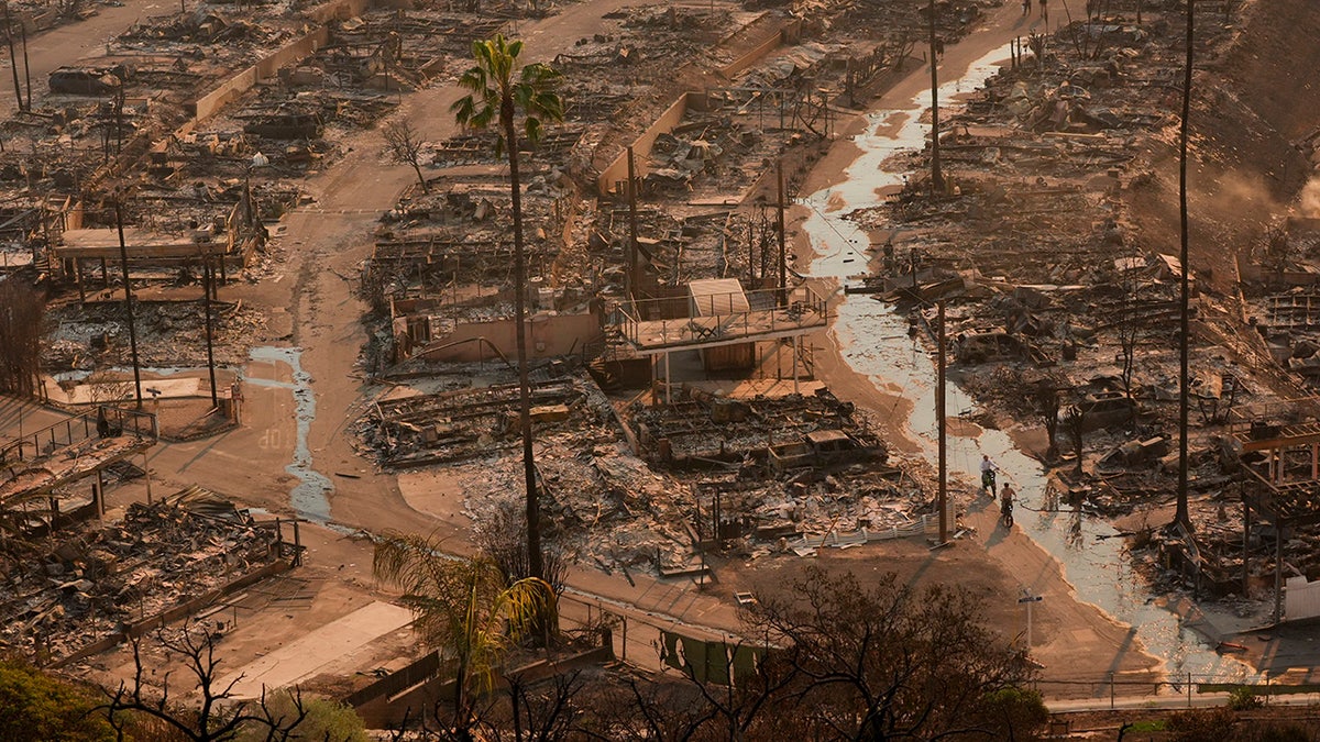 Secuelas de los incendios forestales de California