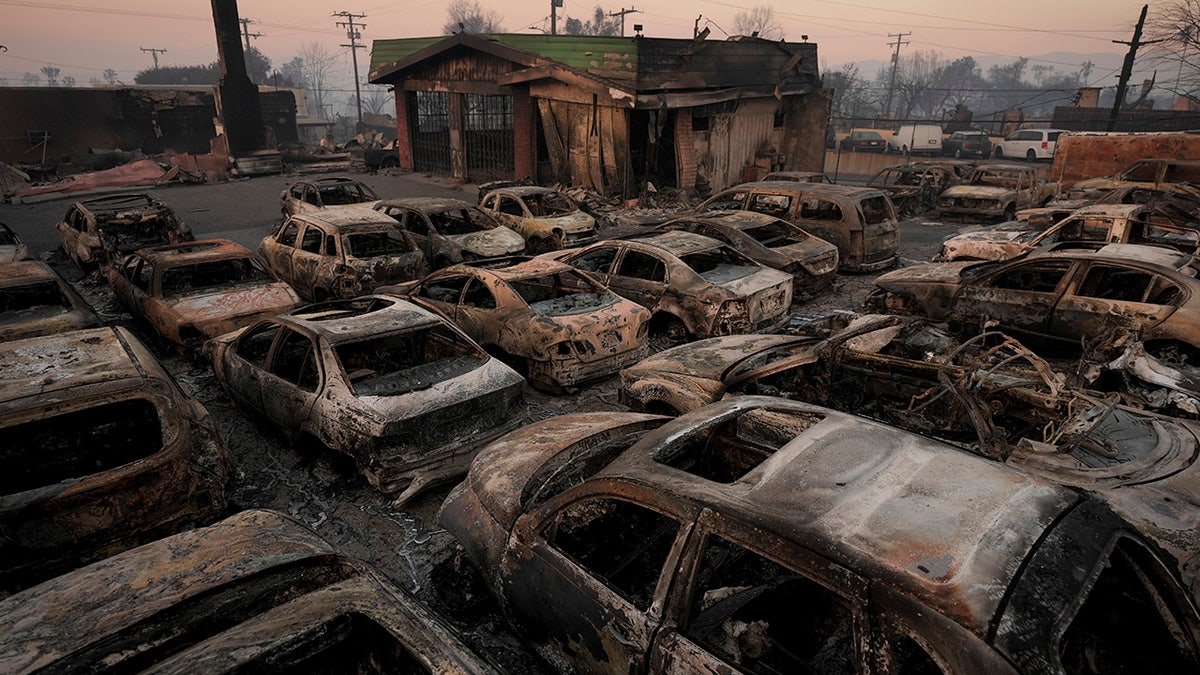 Aftermath of California wildfires