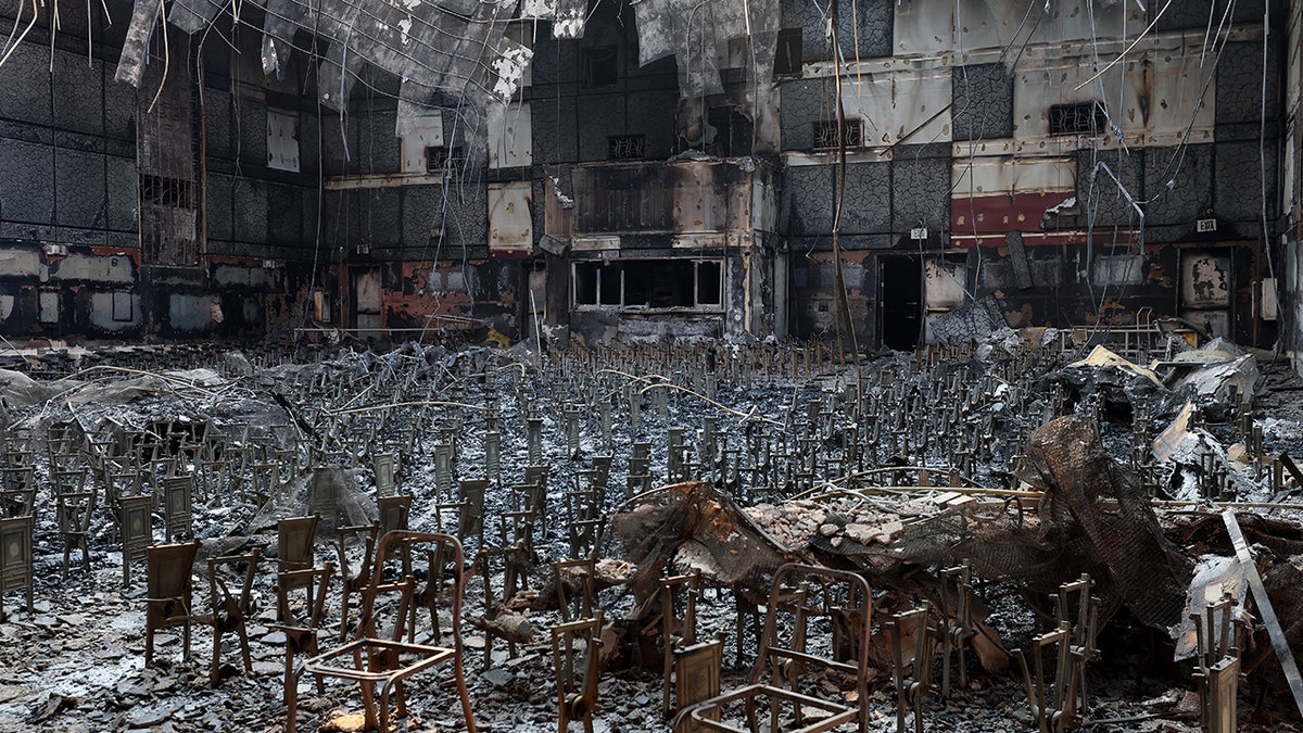 The aftermath of the California wildfires