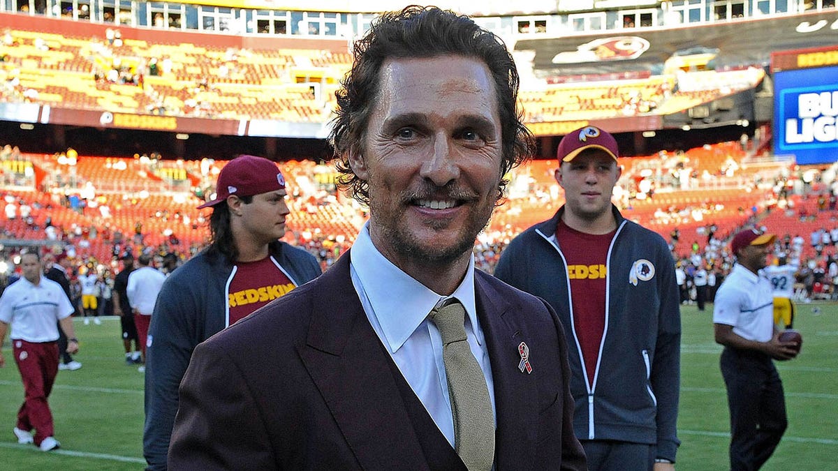 Matthew McConaughey touts Redskins fandom as Commanders prep for NFC title  game | Fox News