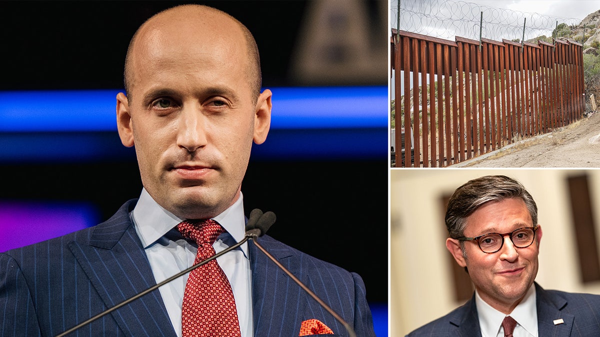 Trump advisor Stephen Miller, the US border wall in Mexico, and House Speaker Mike Johnson